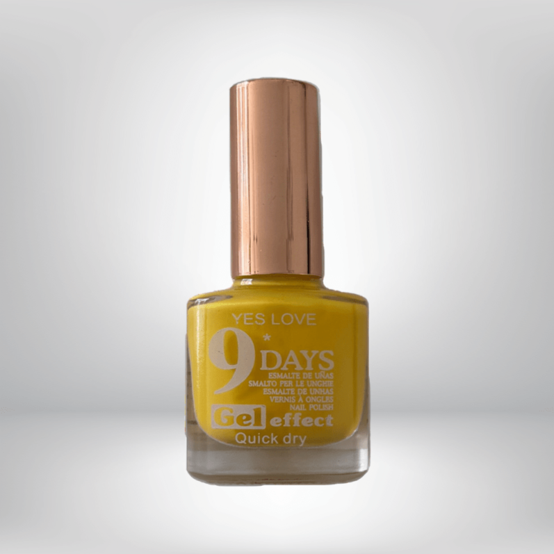 Vernis à ongles effet gel durée 9 Jours jaune 