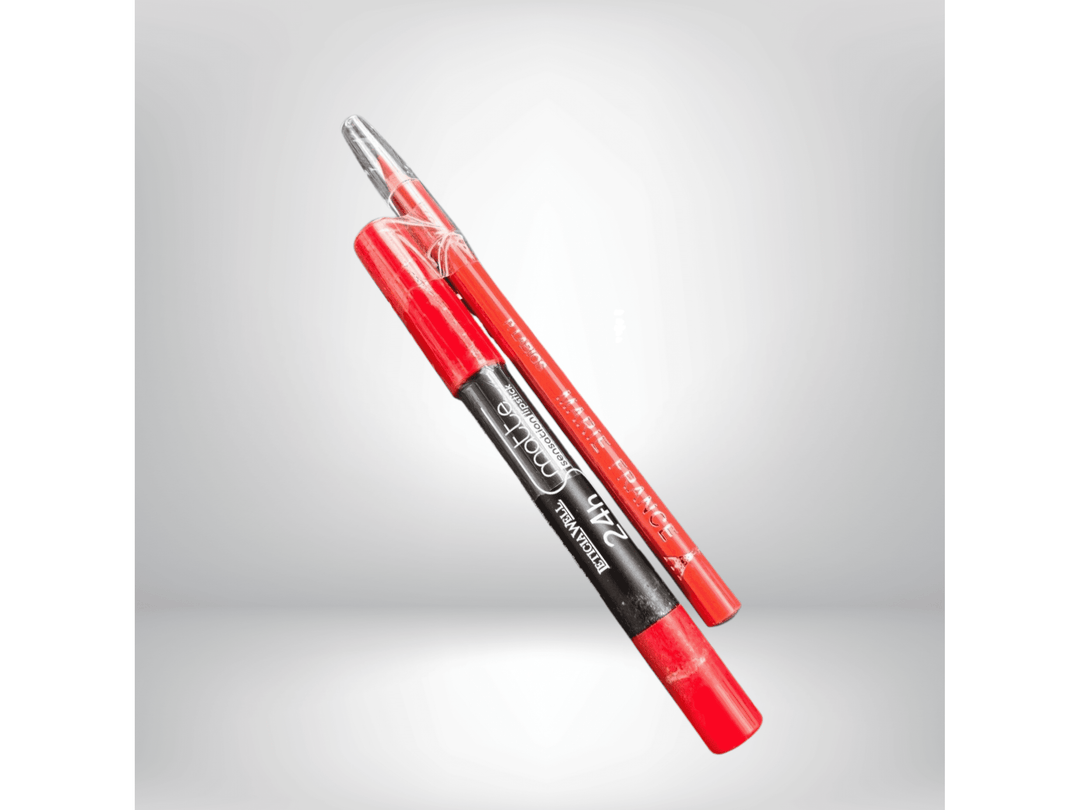 Crayon rouge à lèvres + crayon contour des lèvres 51