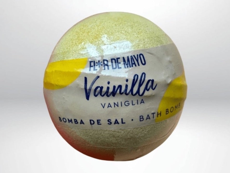 Bombe de bain effervescente à la Vanille - Iriscosmetics