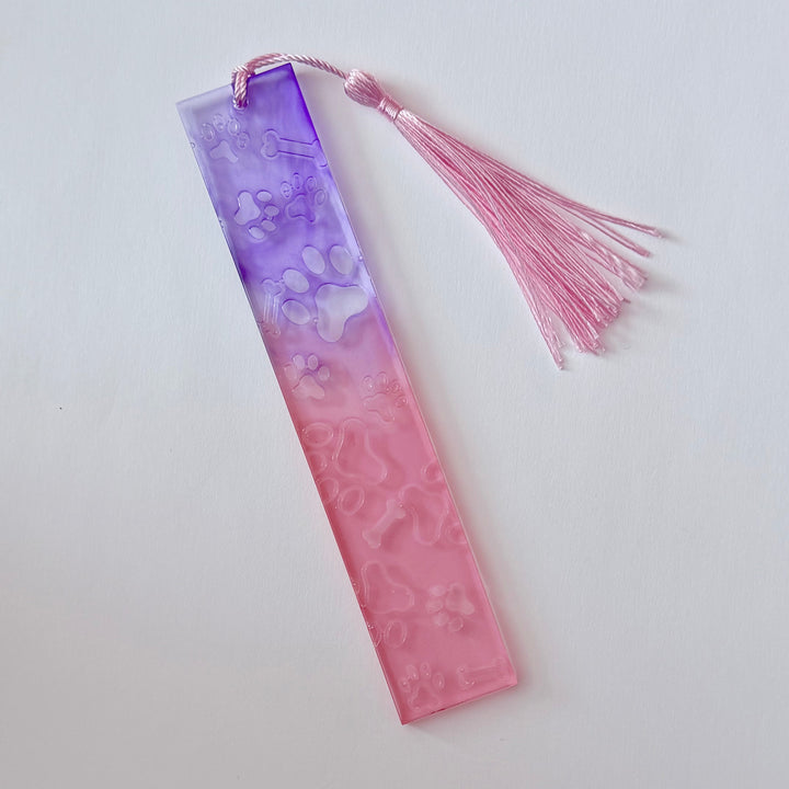marque pages Orange mauve 